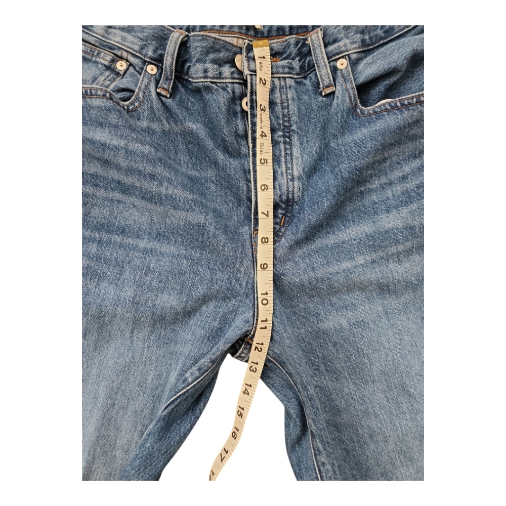 Madewell Low Slung Straight Jeans Sz 31 - Picture 4 of 9